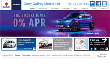 Tablet Screenshot of gerrycaffreymotors.com